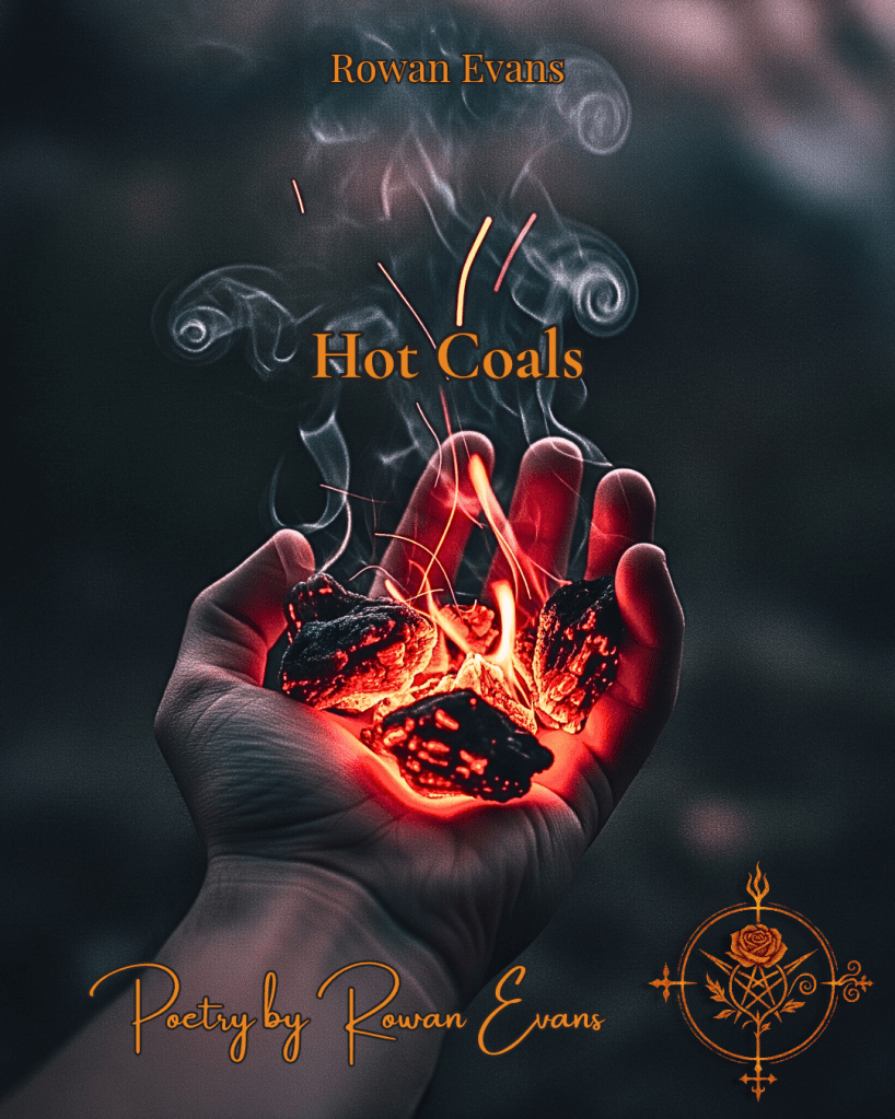 Hand holding glowing hot coals, symbolizing the burden of suppressed anger and emotional release.