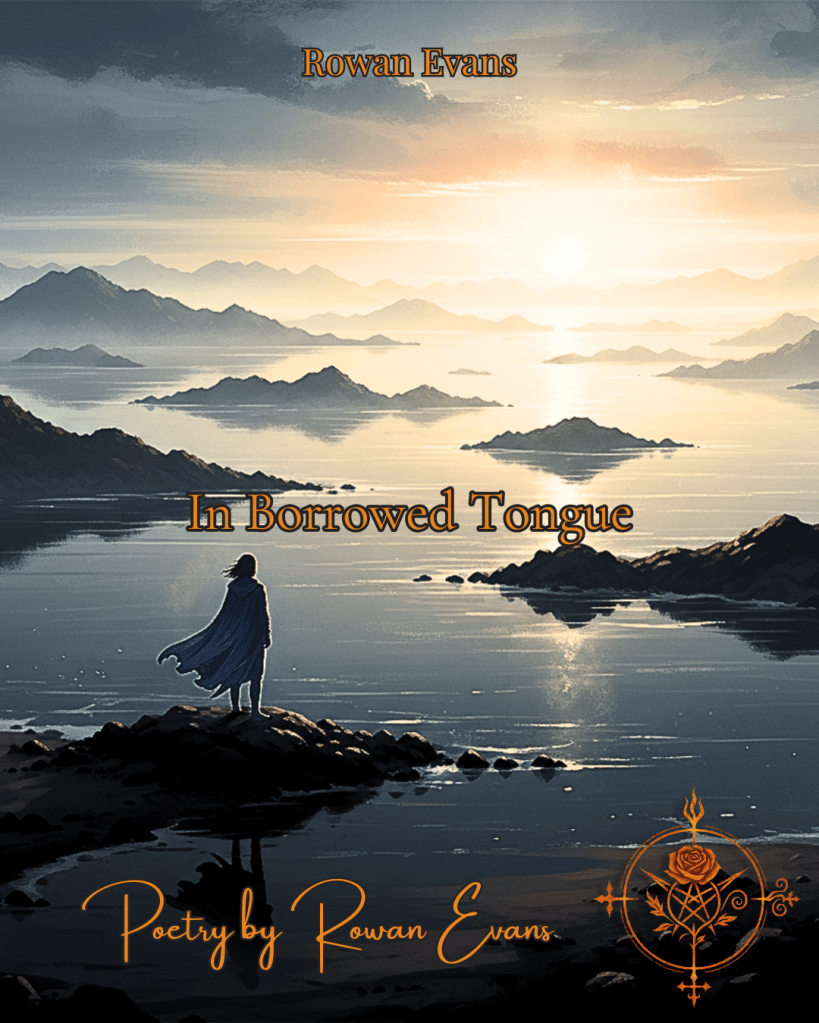 "Solitary figure gazes across a misty archipelago at sunrise, evoking longing, love, and ancestral reflection, inspired by the Philippines."