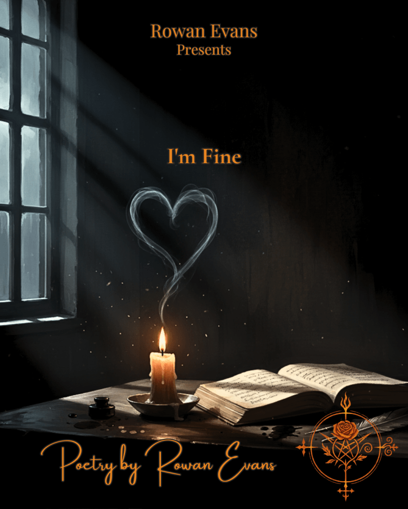 A single candle flickers beside an open notebook in dim moonlight, evoking solitude and quiet longing.