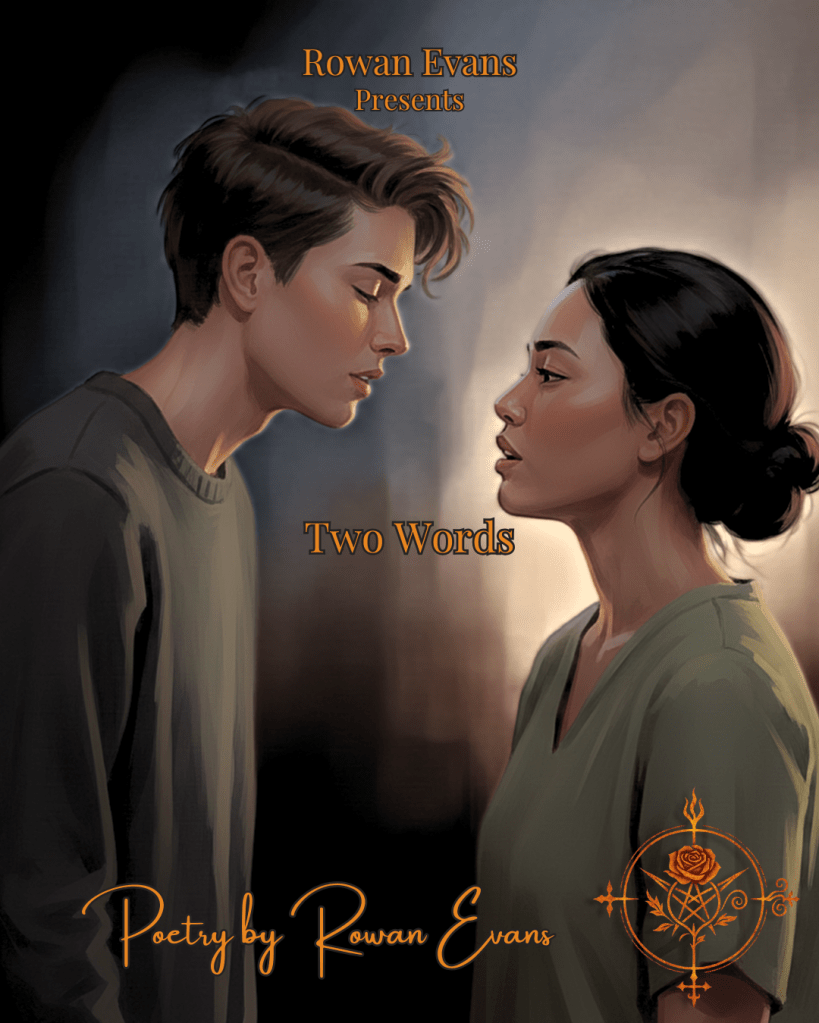 Two figures standing close together in soft light, conveying quiet emotional intimacy and vulnerability.