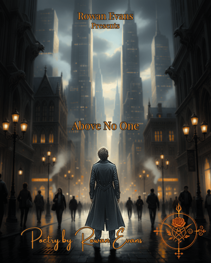 A person standing on a city street at dusk, surrounded by tall buildings, symbolizing humility and staying grounded despite ambition.