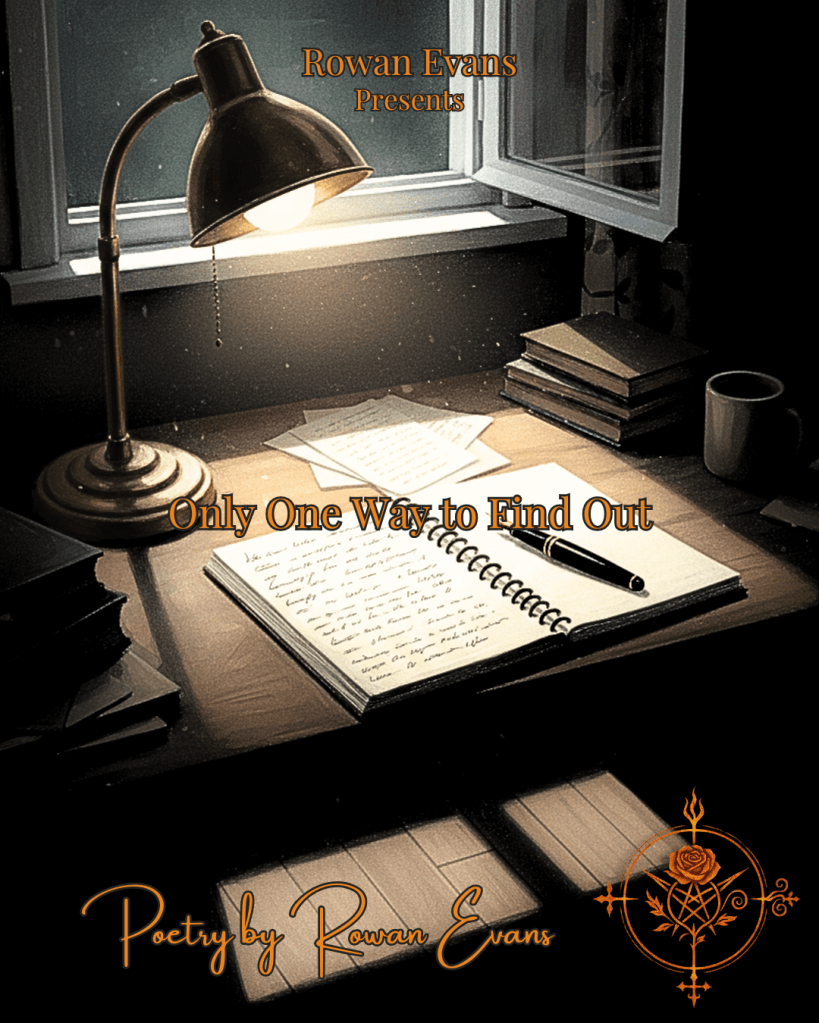 A softly lit writing desk at night with an open notebook and pen, symbolizing vulnerability and a love confession.