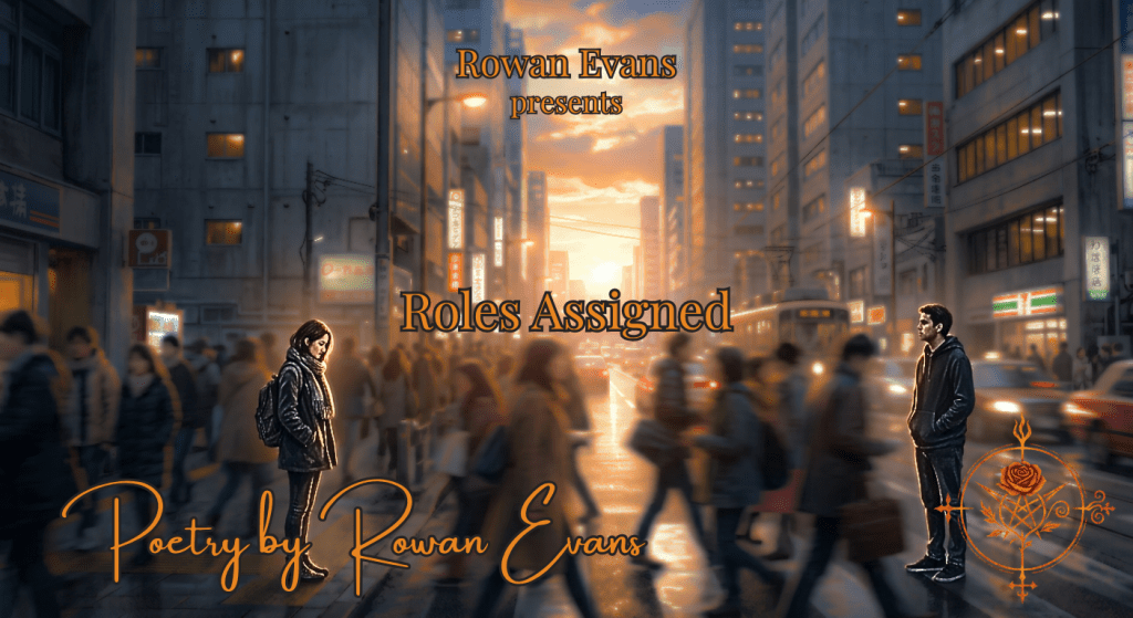 Crowded city street at sunset symbolizing emotional isolation and societal expectations
